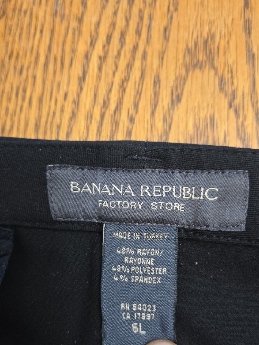 Banana Republic Factory Store Black Dress Pants View 2
